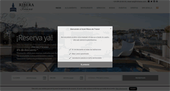 Desktop Screenshot of hotelriberadetriana.com