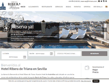 Tablet Screenshot of hotelriberadetriana.com